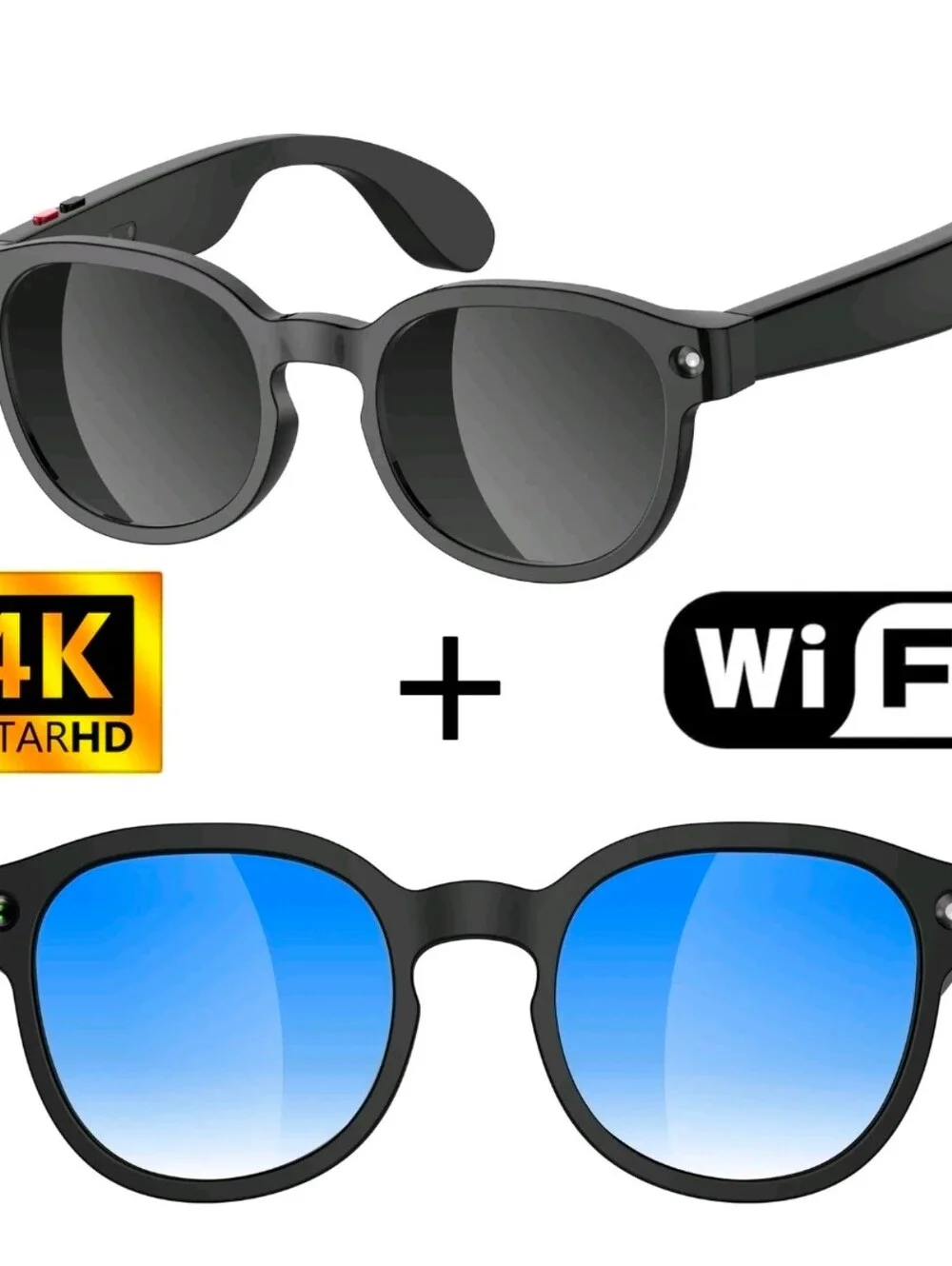 AIMB-S1 Smart Glasses with Camera Anti-shake 1080P Video/Audio AI Translation